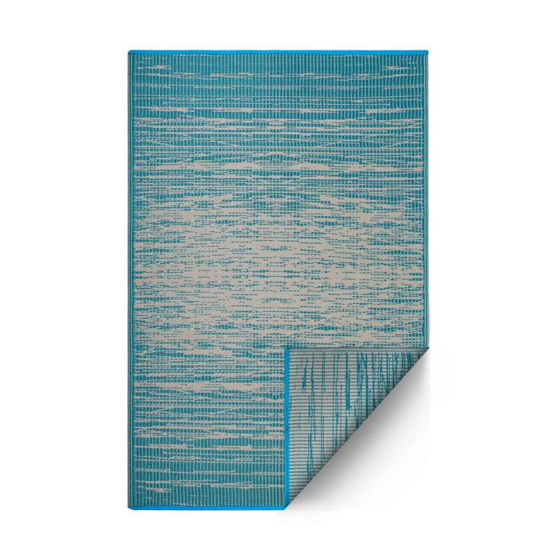 Tapis D Exterieur Brooklyn Bleu Canard 90 X 150 Cm Fab Hab