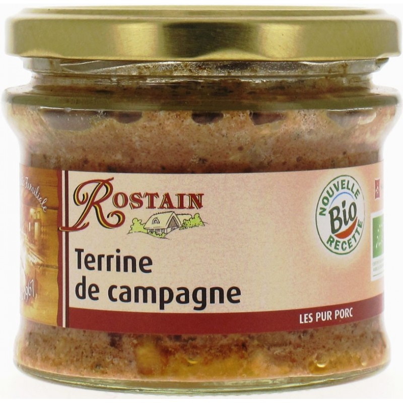 Terrine Bio De Campagne 180g Desjardinsfr 